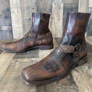 Mark Nason Italy 67360 Rock Never Dies Ankle Boots Mens 13